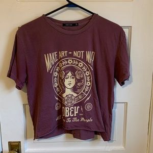 Obey Cropped Tee